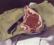 Still Life with Steak Felix Vallotton